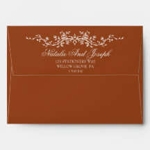 Mariage Bohème Terracotta Orange Brûlé Floral