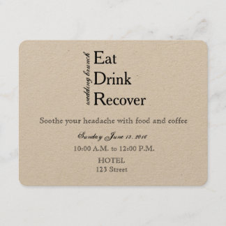 Mariage Brunch Invitation