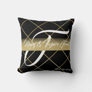 Mariage cadeau juste marié coussin coques