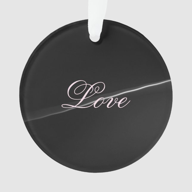 Mariage Calligraphie Vague Gris Foncé Tendance (devant)