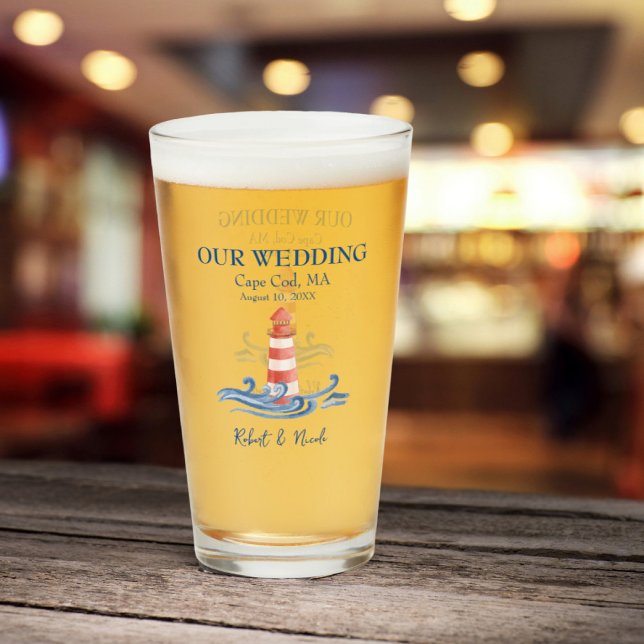 Mariage Cape Cod Verre Tumbler (Créateur téléchargé)