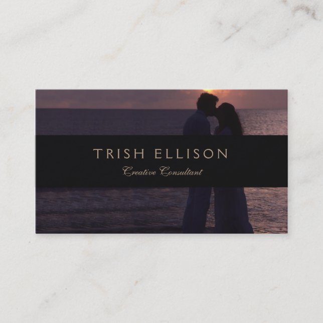 Mariage Carte Photo Couple modèle personnalisé (Devant)