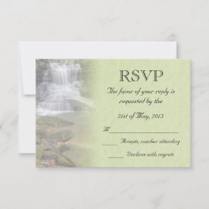Mariage cascade RSVP