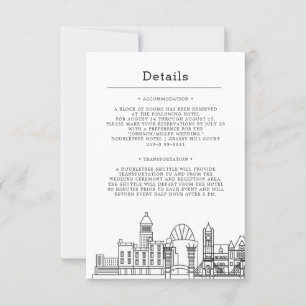 Mariage Cincinnati Invitation Détails