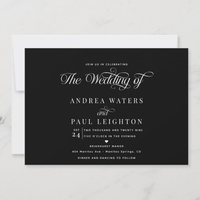 Mariage Collage Photo | Invitations Code Qr (Devant)