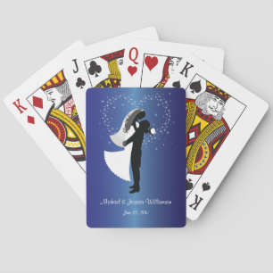 Mariage Couple Personnalisé Bicycle® Cartes de Jeu