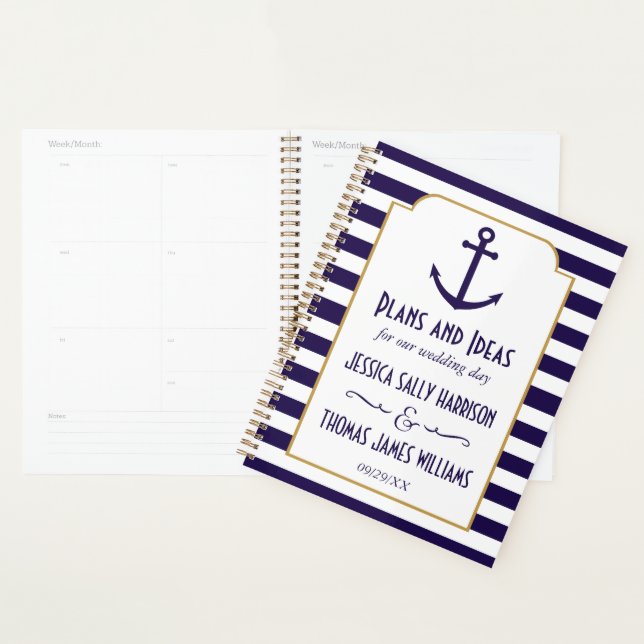Mariage d'Ancre de la marine nautique et de la ban (Devant avec enveloppe)