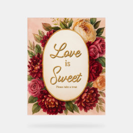 Mariage d'aquarelle florale de Bourgogne