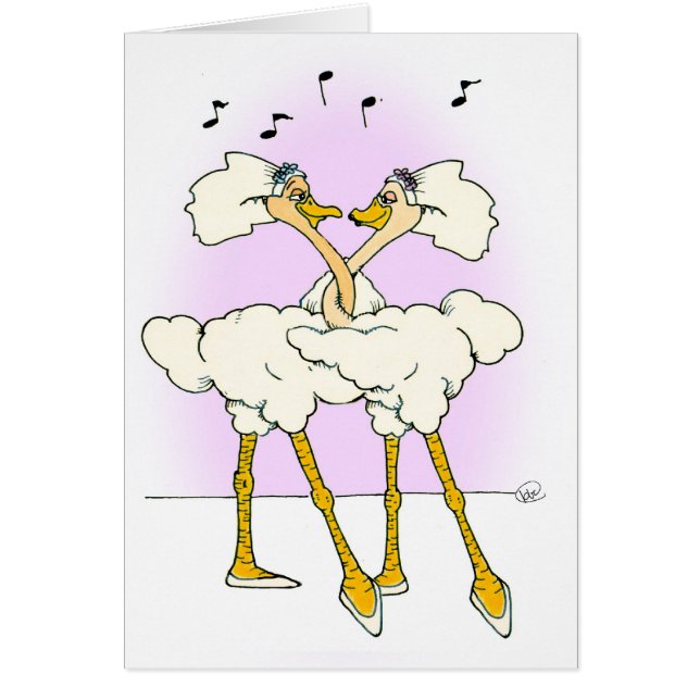 Mariage d'autruche (Devant)