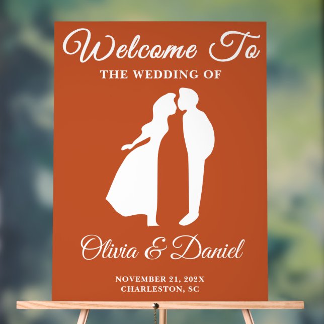 Mariage de automne de script manuscrit Boho Bienve (Neutre)