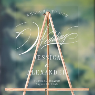 Mariage de calligraphie élégant