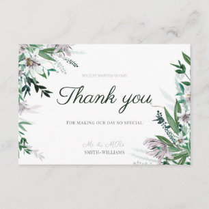 mariage de carte Carte de remerciements