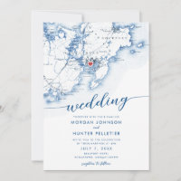 Mariage de carte minimaliste moderne Gloucester MA