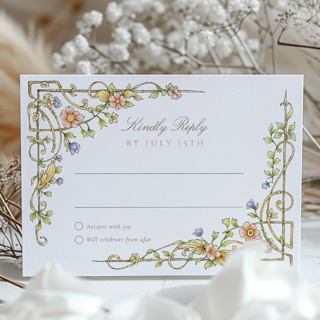 Mariage de carte RSVP Garden (Créateur téléchargé)