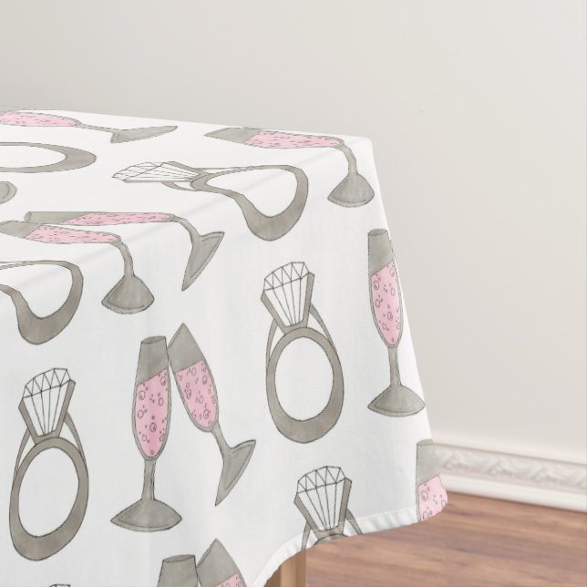 Mariage de ceinture Diamond Champagne rose Nappe (In Situ)