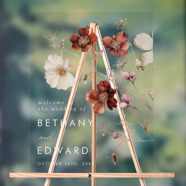 Mariage de champ Fleur sauvage d'automne (Neutre)