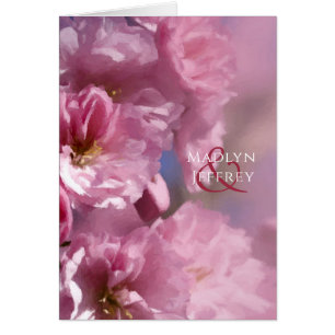 mariage de fleurs de cerisiers merci à toute occas