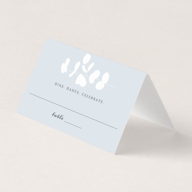 Mariage de la branche Eucalyptus Mist Argent (Front)