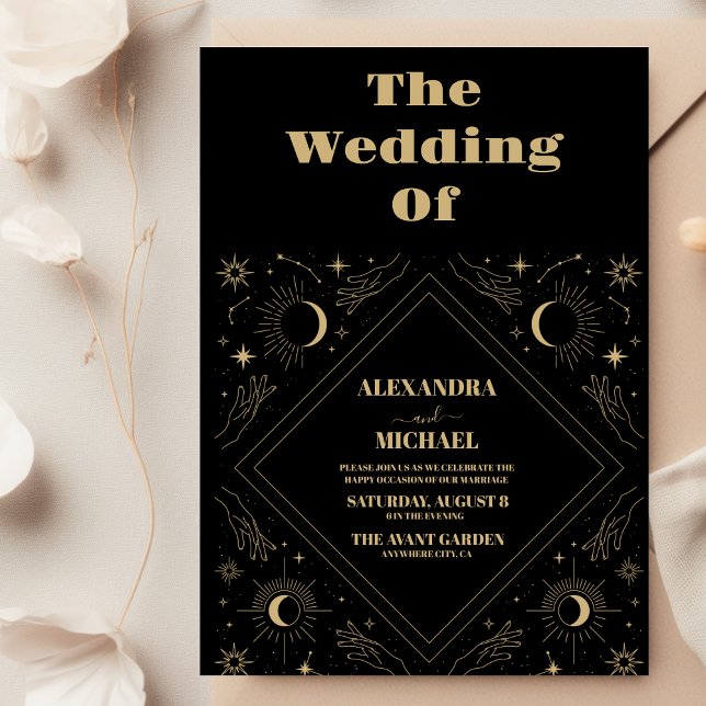 Mariage de la carte Tarot Sun et Moon (Créateur téléchargé)