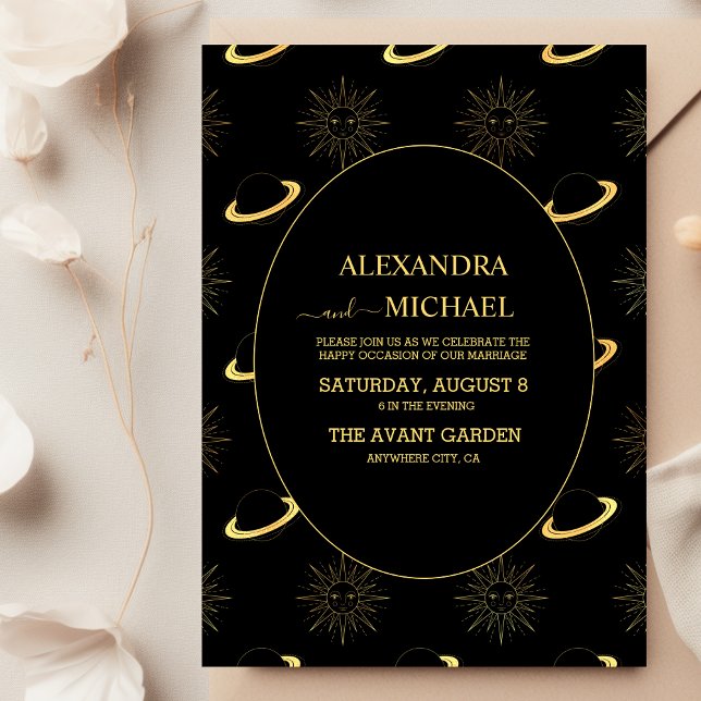 Mariage de la carte Tarot Sun et Moon (Créateur téléchargé)