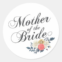 Mariage de la mère de la mariée | Autocollant
