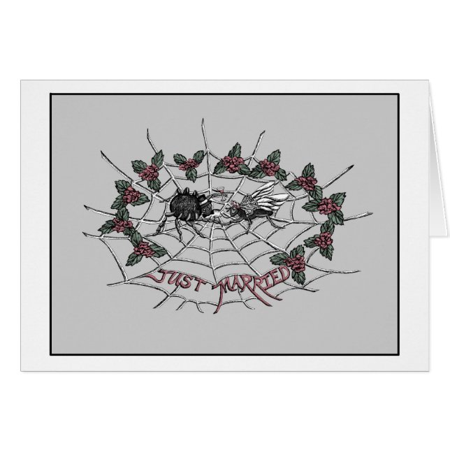 Mariage de l'araignée et de la carte de mouche (Devant horizontal)