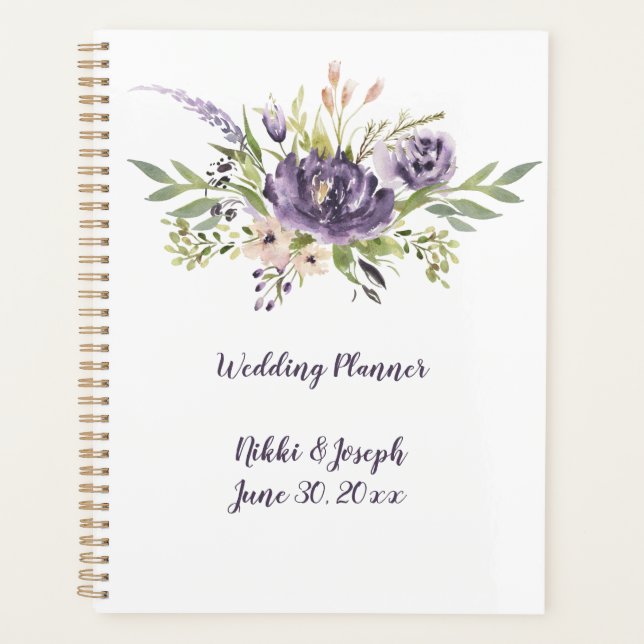 Mariage de Lavande violette Taupe Peonies et de ve (Devant)