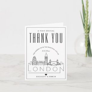 Mariage de Londres   MERCI + CARTE PHOTO
