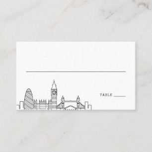 Mariage de Londres   Placer les cartes avant et ar
