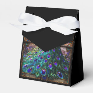 Mariage de luxe : Peacock Ballotins en verre teint