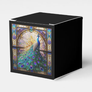 Mariage de luxe : Peacock Ballotins en verre teint