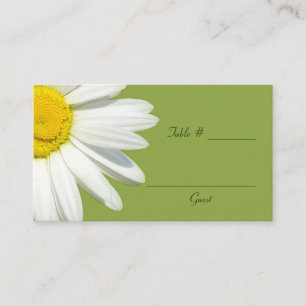 Mariage de marguerite blanche Cartes de place