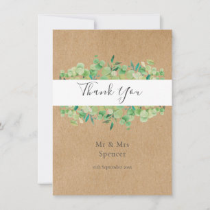 Mariage de Merci écologique Eucalyptus rustique