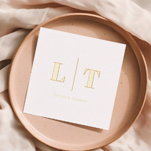 Mariage de monogramme simple et moderne