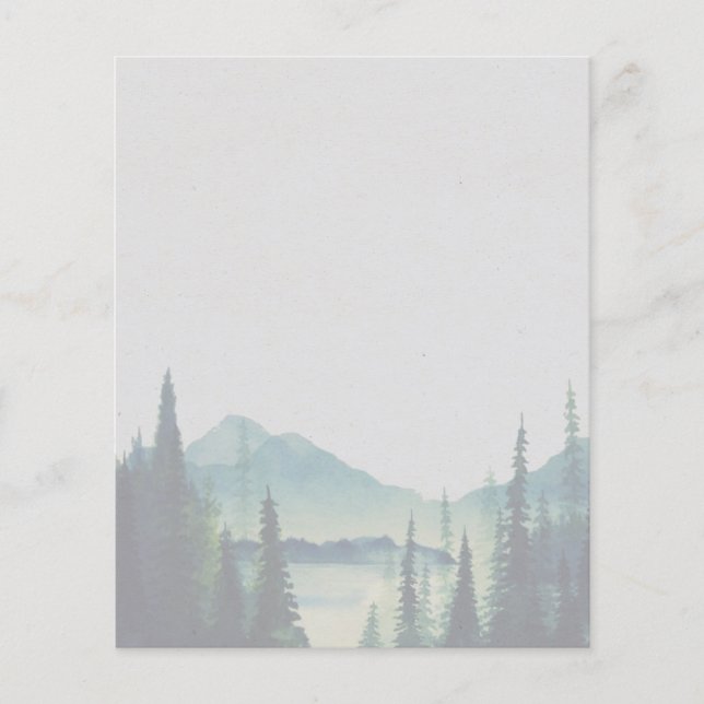 Mariage de montagne | Papeterie personnalisée (Devant)