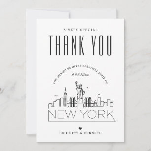 Mariage de New York MERCI + CARTE PHOTO