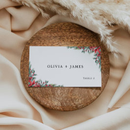 Mariage de Noël Cartes de Place Modèle