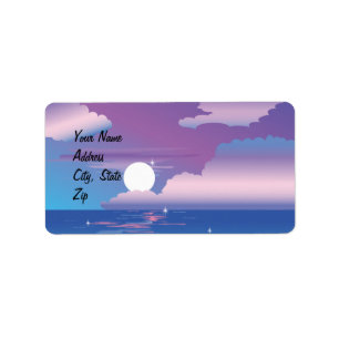 Mariage de nuit Tropical Avery Étiquette