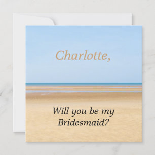 Mariage De Plage Serez-Vous Ma Carte D'Épouse