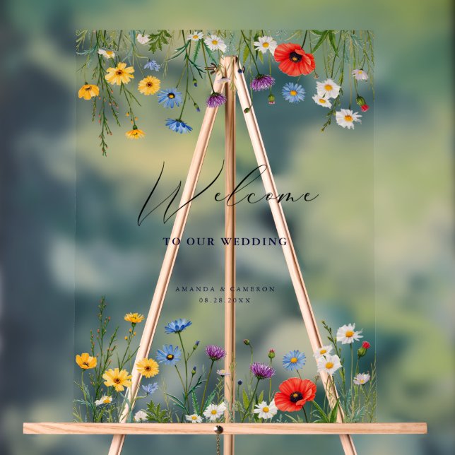Mariage de prairie sauvage de printemps Bienvenue (Neutre)