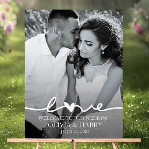 Mariage de script d'amour photo personnalisé