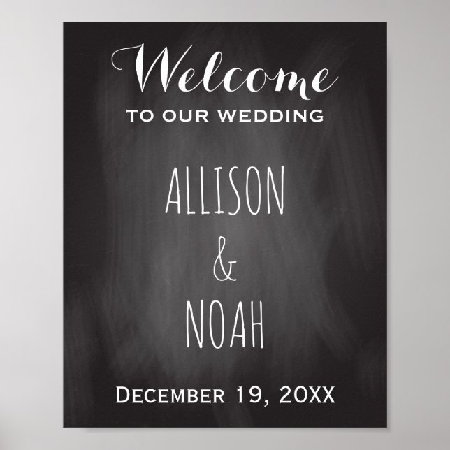 Mariage de tableau noir | Panneau de réception Rus (Devant)