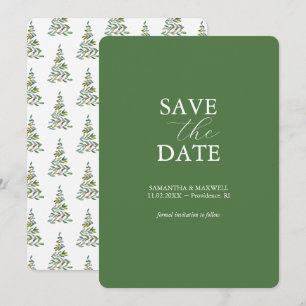Mariage de vacances Enregistrer la date Invitation