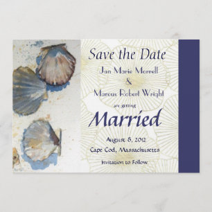 Mariage des coquilles marines Enregistrer la carte
