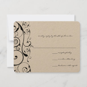 Mariage des perles noires RSVP
