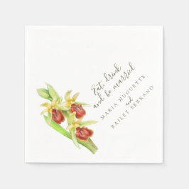 Mariage des serviettes en papier pour orchidées