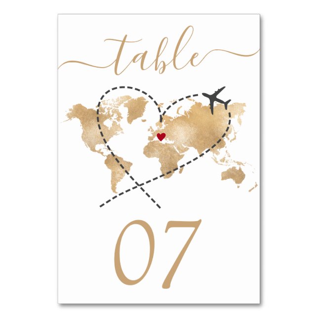 Mariage Destination Passport Carte du monde Italie (Par défaut)