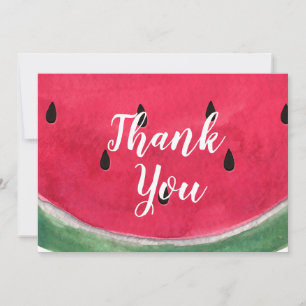 Mariage D'Été Merci Cartes Avec Watermelon