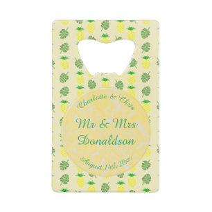Mariage d'été tropical Ananas et Palm Feuille