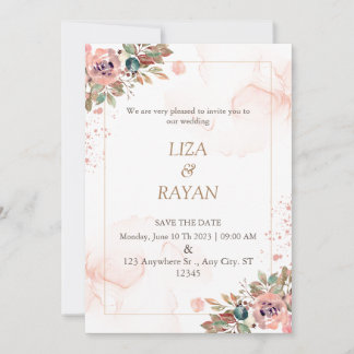 Mariage d'invitation, Invitation simple